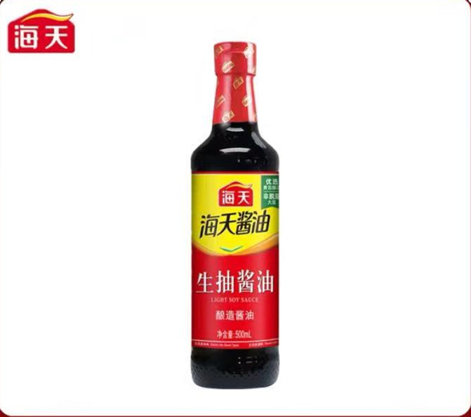 海天生抽酱油500ml 海天生抽酱油500ml